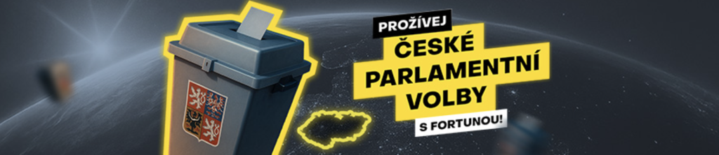 Sázky na parlamentní volby 2025 u Fortuny