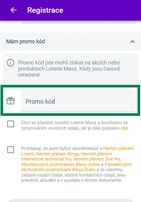 Maxa promo kód 2026 (dříve Korunka.cz)