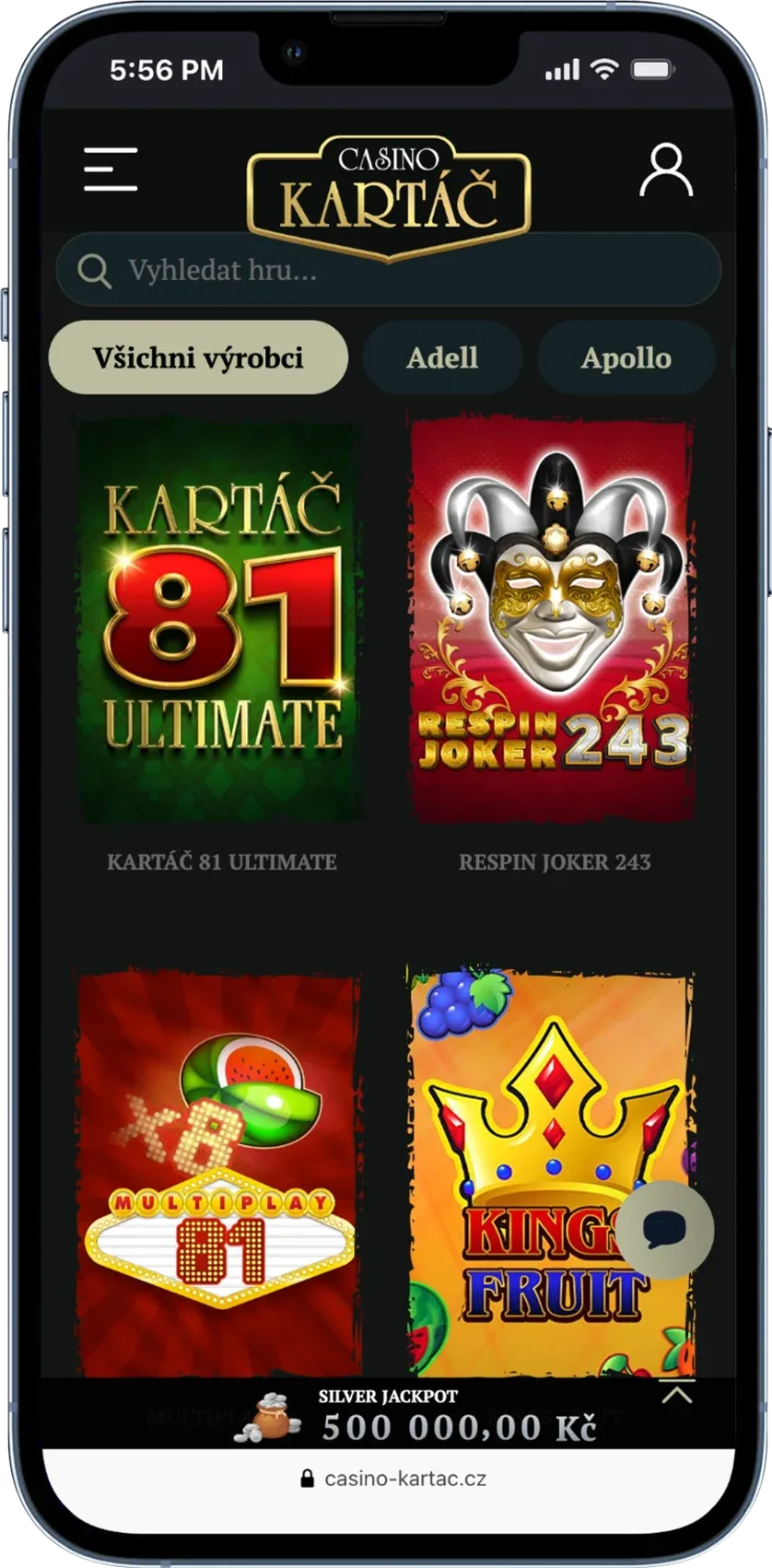 Casino Kartáč nove online casino CZ