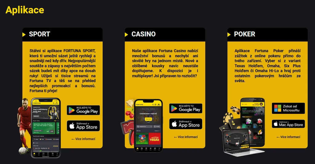 Fortuna recenze mobilní aplikace