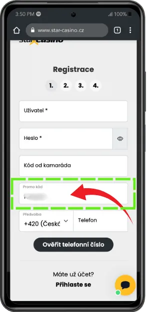 Star Casino promo kód