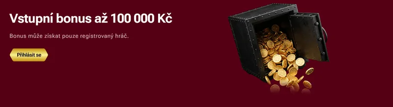 Vstupní bonus Luckybet – 200% až 100 000 Kč