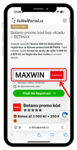 Aktivace Betano promo kód