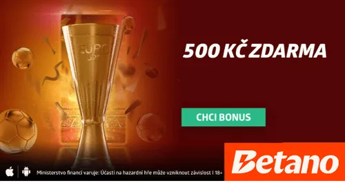 Betano bonus pro Mistrovství Evropy do 21 let | 500Kč