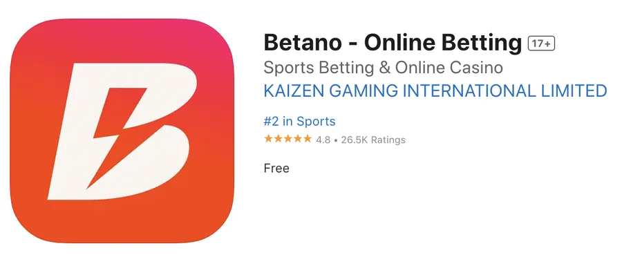 Mobilní aplikace betano