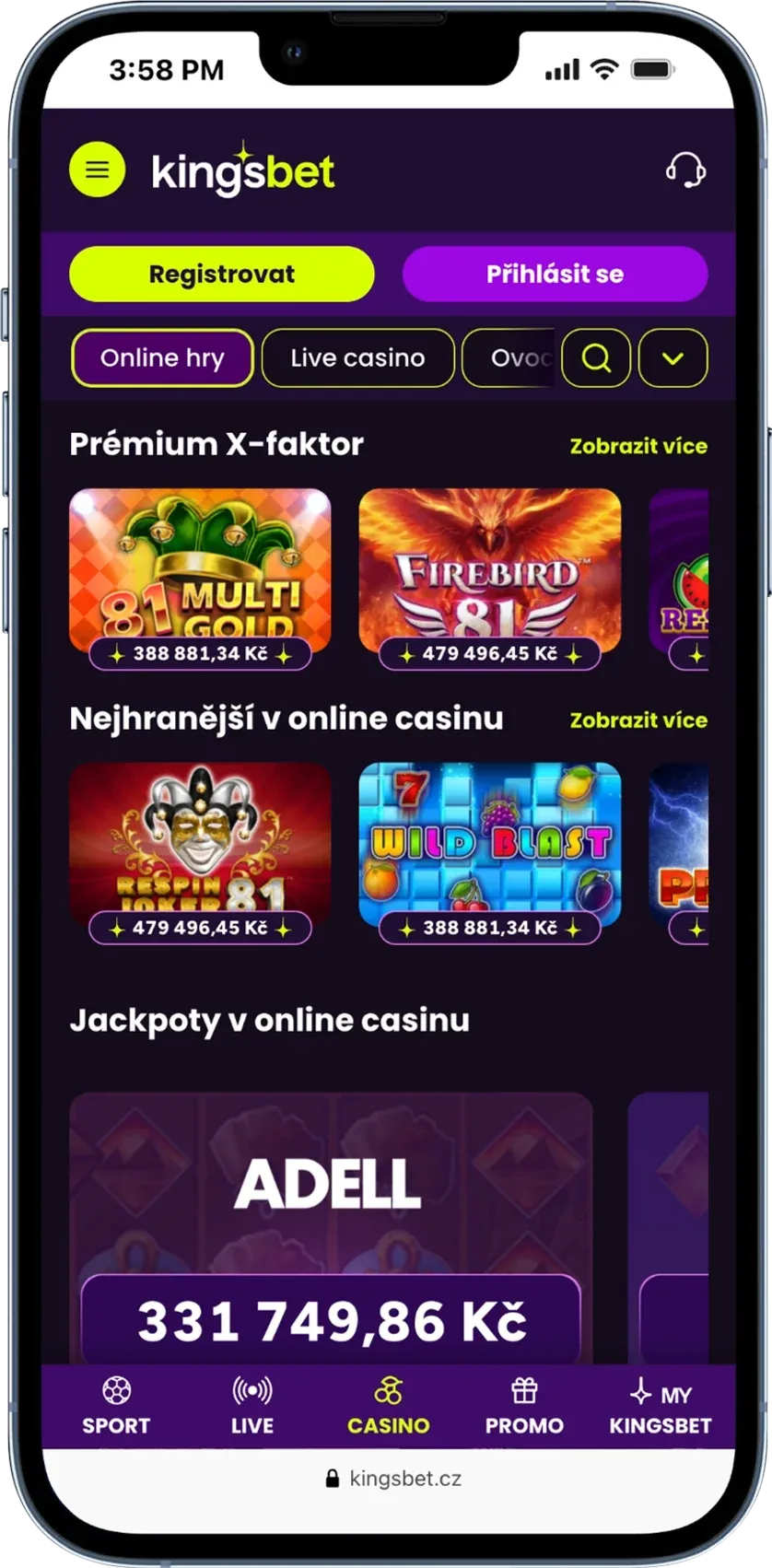 Kingsbet nove online casino cz