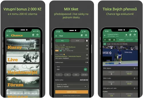 Chance aplikace k mání pro Android i iOS