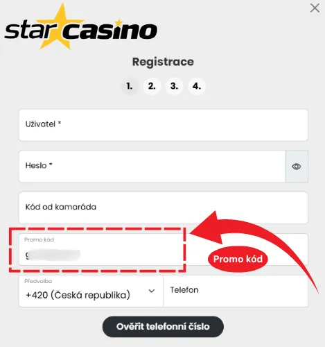 star casino promo kód