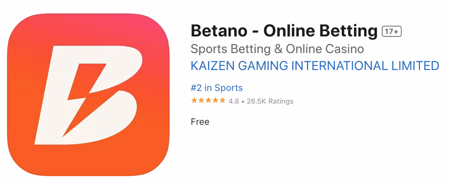 Mobilní aplikace betano