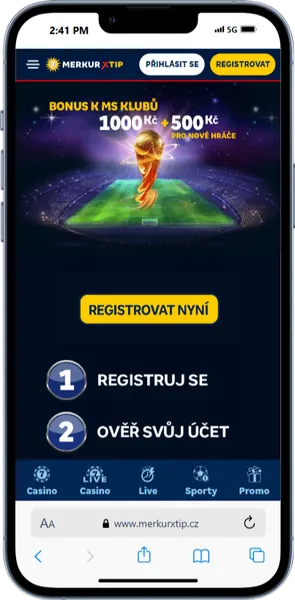 Bonus 1000 Kč k MS klubů merkurxtip bonusový kód