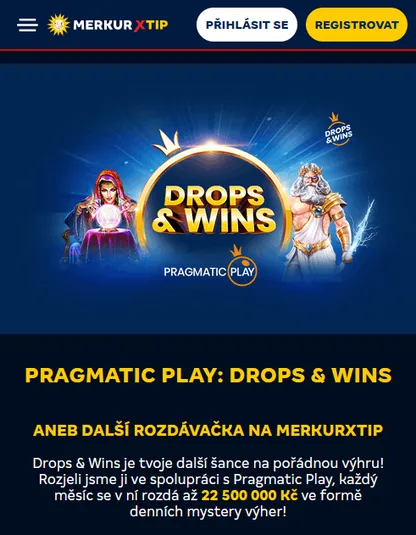 Pragmatic Play Drops & Wins Merkurxtip bonus kód