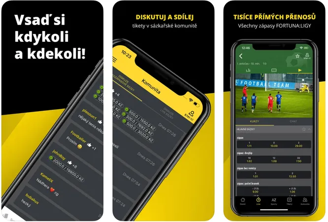Mobilní aplikace fortuna