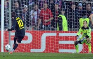 Krutou porážku řídil Messi: Plzeň - Barcelona 0:4