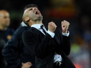 Mám velkou radost z výkonu, zářil barcelonský kouč Guardiola