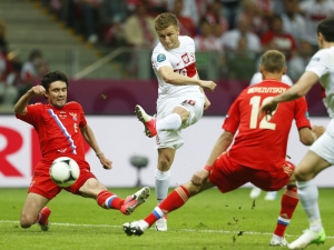 EURO 2012: Blaszczykowski parádní ranou srovnal zápas s Ruskem