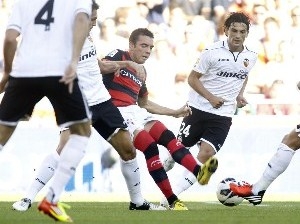 Páteční předehrávka 28.kola Primera Division nabízí záchranářský souboj.