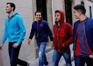 Hvězdy FC Barcelona představili novou kolekci pro volný čas