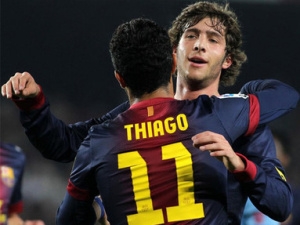 Sergi Roberto může nahradit Thiaga, myslí si Xavi