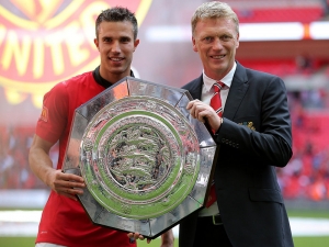 Manchester United zvítězil nad Wiganem 2:0 a získal Community Shield