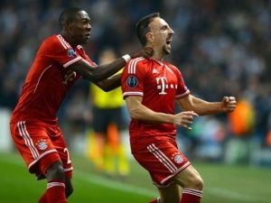 Ribéry má zraněný kotník, jeho start proti Plzni je ohrožen