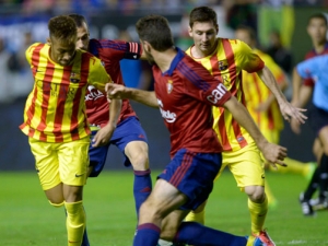 Souhrn 9. kola PD: Barcelona ztratila v Pamploně, Atlético prohrálo, Real Madrid se přiblížil čelu