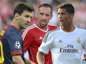Favority na zisk Zlatého míče jsou Messi, Ronaldo a Ribéry