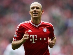 Bayernu Mnichov bude proti Plzni chybět Arjen Robben