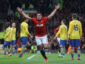 Van Persie svým gólem zařídil výhru United nad Arsenalem