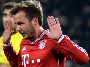 Bayern Mnichov vyhrál nad Dortmundem 3:0, vítěznou branku vstřelil Mario Götze