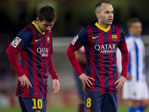 Barcelona prohrála v San Sebastiánu a přepustila Realu vedení v tabulce