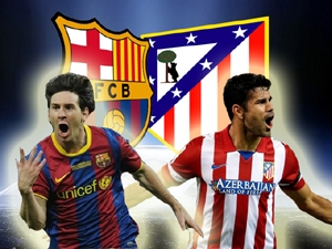 Duel mezi Barçou a Atléticem měl být i soubojem Messiho s Costou. Start Brazilce je však kvůli zranění kolene v ohrožení