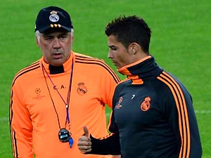 Ancelotti: Cristiano byl zraněný již před zápasem v Dortmundu a zítra hrát nebude