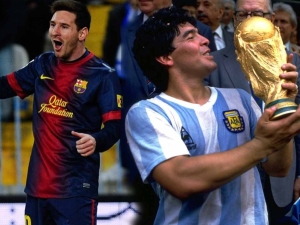 Lionel Messi: Srovnávejte mě s Maradonou, až vyhraji mistrovství světa
