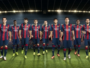 Barcelona představila nové dresy pro sezónu 2014-15. Bez Alvese a Cesca Fàbregase