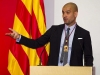 Guardiola demonstroval v Berlíně za nezávislost Katalánska