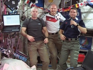 Fotbalové MS budou sledovat i astronauti na oběžné dráze 