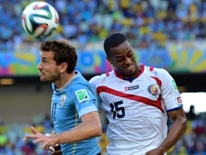 Kostarika překvapivě porazila Uruguay, Suárez se do hry nedostal