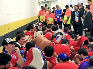 Chilští výtržníci z Maracaná dostanou zákaz vstupu na stadiony 
