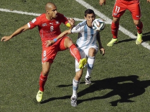 Neuvěřitelný závěr nakonec ukončil cestu Švýcarska, di María rozhodl o argentinském postupu