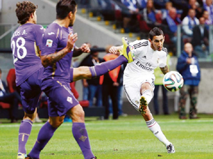 Real prohrál s Fiorentinou, Di María patřil mezi nejlepší