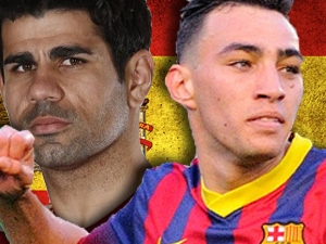 Zraněného Diega Costu nahradí ve španělské reprezentaci devatenáctiletý Munir z Barcelony