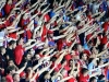 Potyčky i poškozený vstup na stadion řeší policie v Plzni 