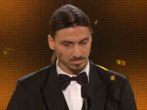 Ibrahimovic byl podeváté vyhlášen nejlepším fotbalistou Švédska