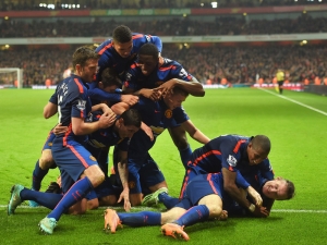 Manchester United potrestal rozhazovačný Arsenal a odváží si výhru 2:1
