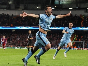 Agüero byl rád, že hattrickem zvýšil naděje City na postup v LM