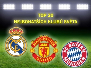 Real Madrid je nejbohatším klubem světa, hned za ním je Manchester United