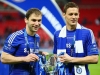 Záložník Chelsea Matič se zranil při oslavách Ligového poháru