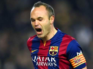 Andrés Iniesta je na suchu. Do střelecké listiny se nezapsal více jak rok