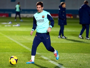Messi po zranění začal s tréninkem a mohl by o víkendu hrát 