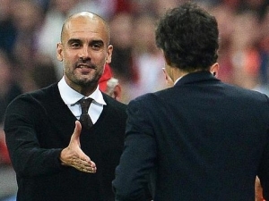 Guardiola i přes vyřazení chválil hráče a Barceloně přeje triumf